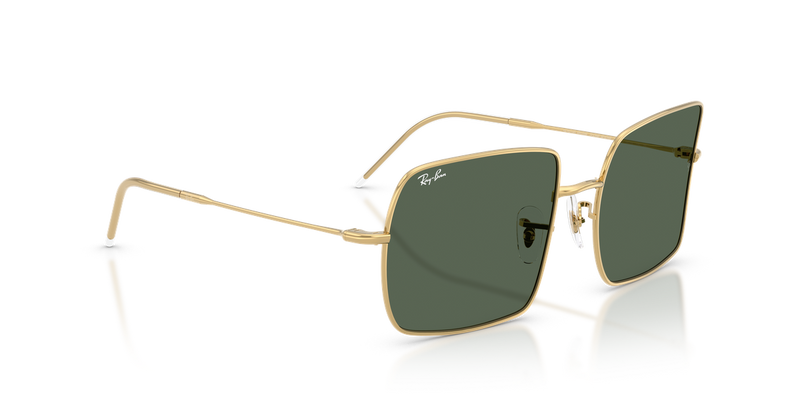 Ray-Ban SQUARE REVERSE in Arista Gold / Dark Green (001/VR) - Alternate View