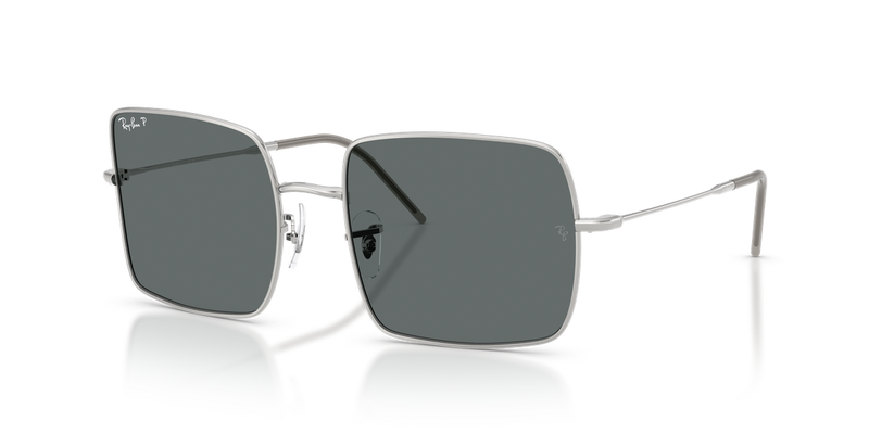 Ray-Ban SQUARE REVERSE in Silver / Dark Grey Polarized (003/81) - Alternate View