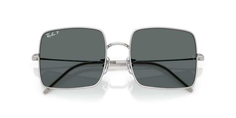 Ray-Ban SQUARE REVERSE in Silver / Dark Grey Polarized (003/81) - Alternate View