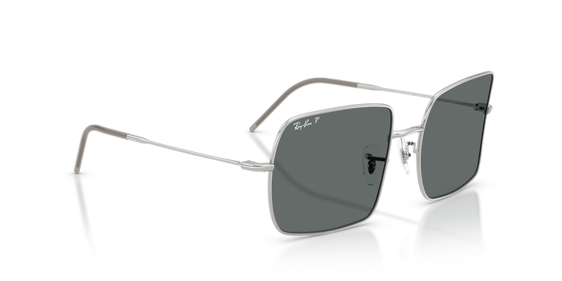 Ray-Ban SQUARE REVERSE in Silver / Dark Grey Polarized (003/81) - Alternate View