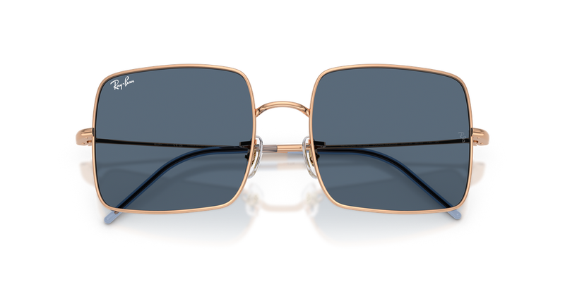 Ray-Ban SQUARE REVERSE in Rose Gold / Dark Blue (92023A) - Alternate View