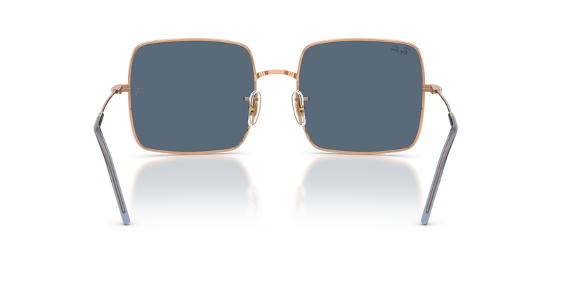 Ray-Ban SQUARE REVERSE in Rose Gold / Dark Blue (92023A) - Alternate View