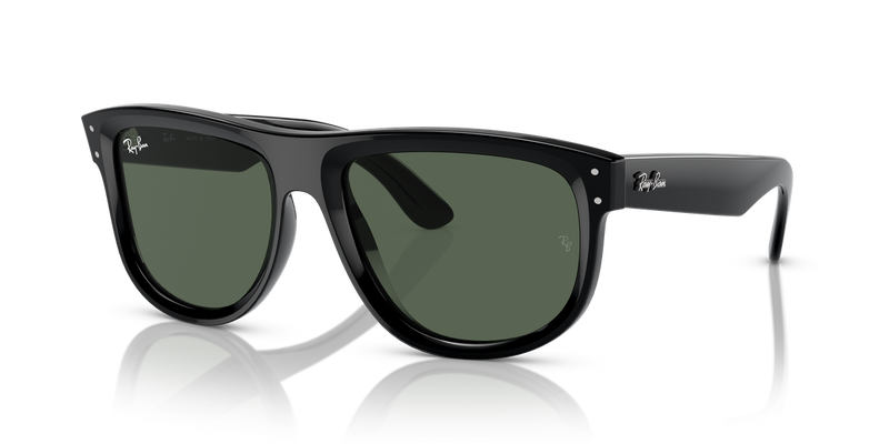Ray-Ban BOYFRIEND REVERSE in Black / G-15 Green (6677VR) - Front View