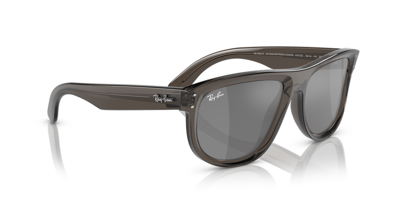 Ray-Ban BOYFRIEND REVERSE in Transparent Dark Grey / Silver (6707GS) - Alternate View