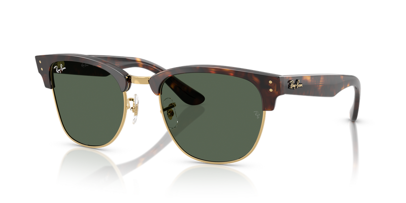 Ray-Ban CLUBMASTER REVERSE in Havana / Dark Green (1359VR) - Alternate View