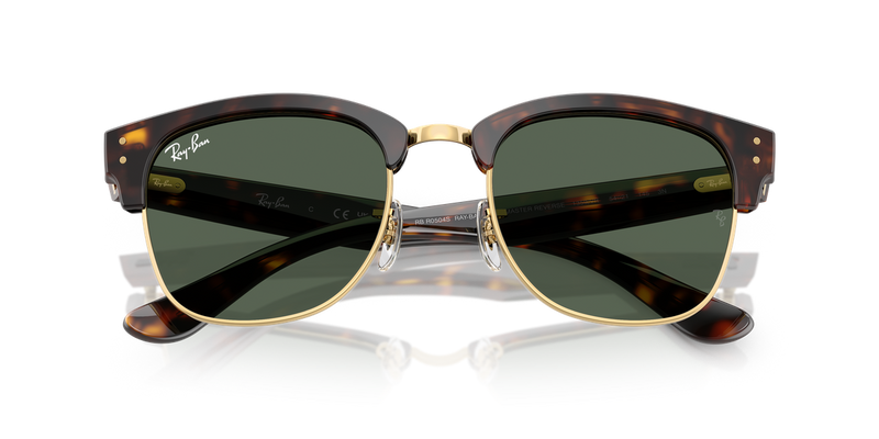 Ray-Ban CLUBMASTER REVERSE in Havana / Dark Green (1359VR) - Alternate View