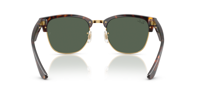 Ray-Ban CLUBMASTER REVERSE in Havana / Dark Green (1359VR) - Alternate View
