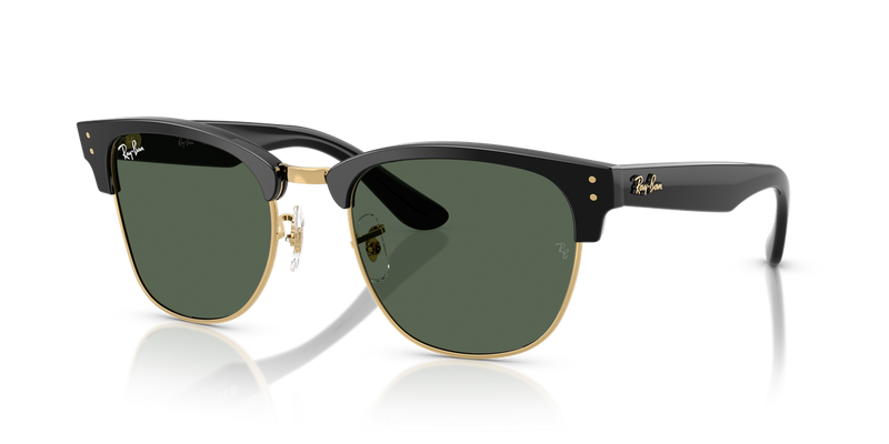 Ray-Ban CLUBMASTER REVERSE in Black On Arista / Dark Green (6677VR) - Alternate View