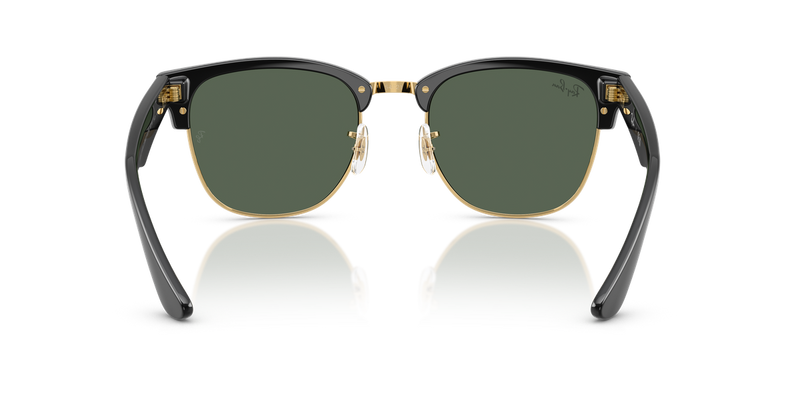 Ray-Ban CLUBMASTER REVERSE in Black On Arista / Dark Green (6677VR) - Alternate View
