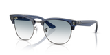 Transparent Navy Blue On Gunmetal / Clear Gradient Blue (670879)