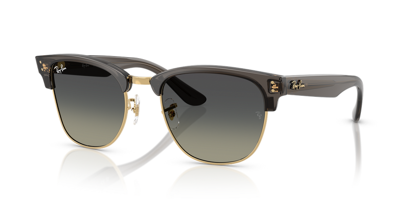 Ray-Ban CLUBMASTER REVERSE in Transparent Dark Grey On Gold / Grey Gradient (682911) - Alternate View