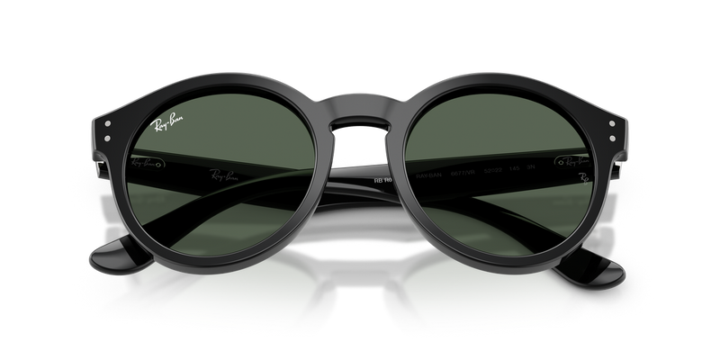 Ray-Ban RBR0505S in Black / Dark Green (6677VR) - Side View