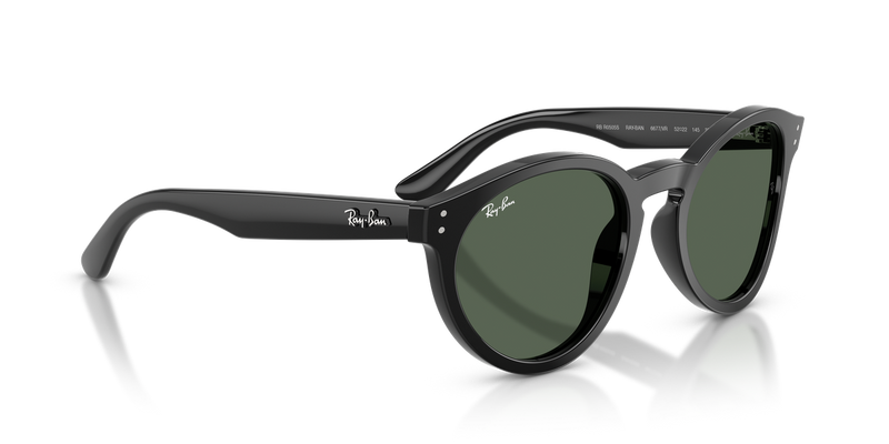 Ray-Ban RBR0505S in Black / Dark Green (6677VR) - Alternate View