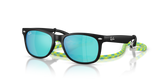 Rubber Black / Light Green Mirror Blue (702855)