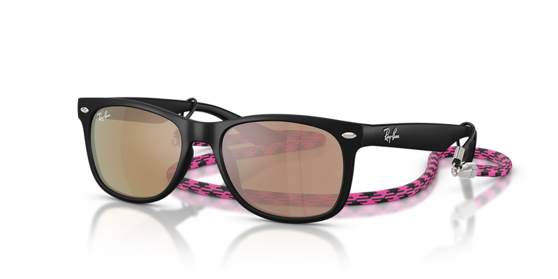 Ray-Ban Junior JUNIOR NEW WAYFARER in Rubber Black - Alternate View
