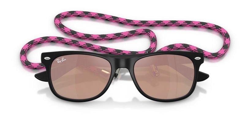 Ray-Ban Junior JUNIOR NEW WAYFARER in Rubber Black - Alternate View