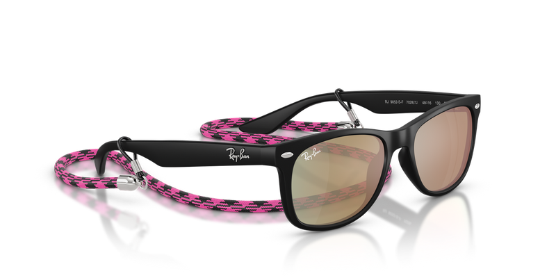 Ray-Ban Junior JUNIOR NEW WAYFARER in Rubber Black - Alternate View