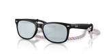 Rubber Black / Green Mirror Silver Polar (7028Y4)