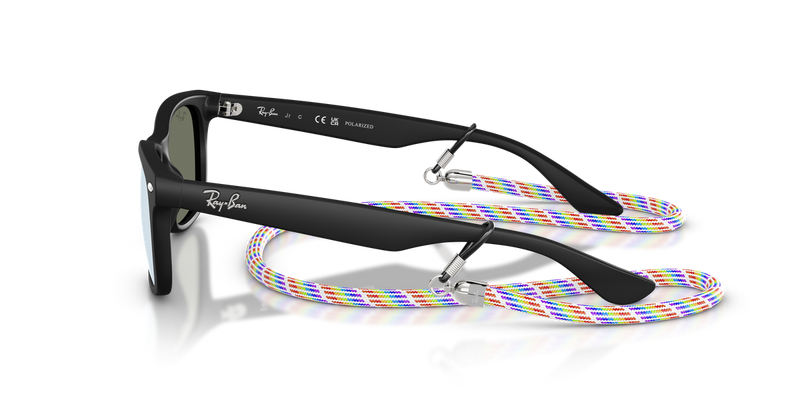 Ray-Ban Junior JUNIOR NEW WAYFARER in Rubber Black - Alternate View