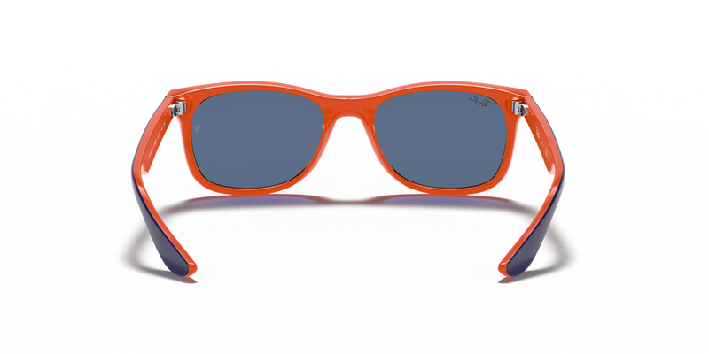 Ray-Ban Junior JUNIOR NEW WAYFARER in Blue On Orange - Alternate View