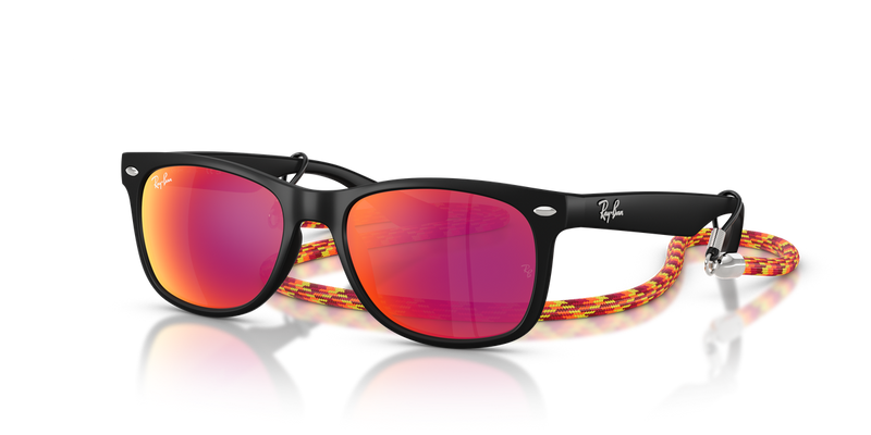 Ray-Ban Junior JUNIOR NEW WAYFARER in Rubber Black - Alternate View