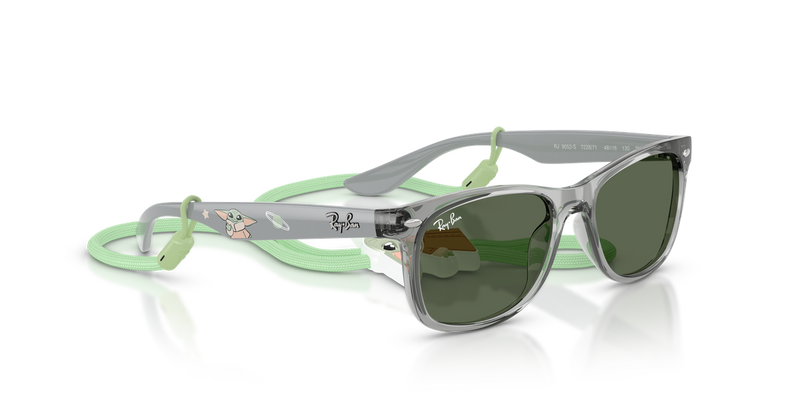 Ray-Ban Junior JUNIOR NEW WAYFARER in Transparent Grey - Alternate View