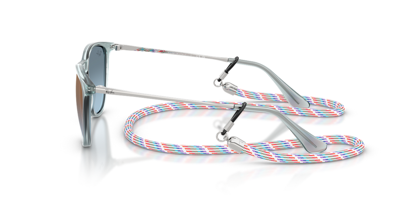 Ray-Ban Junior JUNIOR ERIKA in Transparent Blue - Alternate View