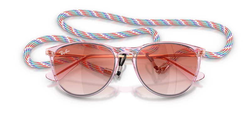 Ray-Ban Junior JUNIOR ERIKA in Transparent Violet - Side View