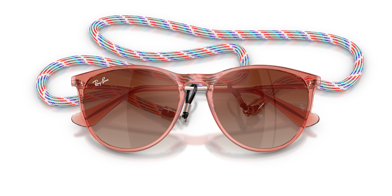 Ray-Ban Junior JUNIOR ERIKA in Transparent Red - Alternate View