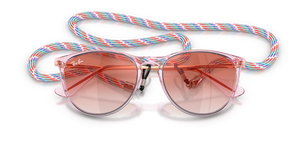 Transparent Violet / Clear Gradient Red Mirror Red (7226V0)