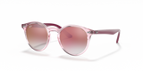 Transparent Pink / Clear Gradient Red Mirror Red (7052V0)