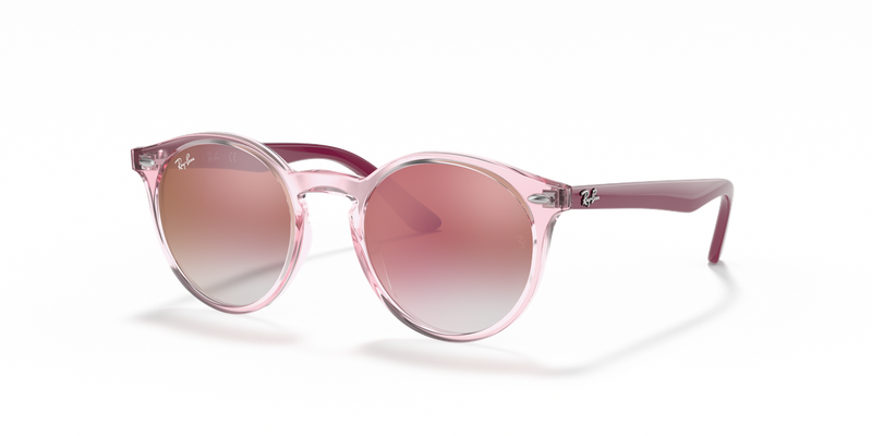 Ray-Ban Junior 0RJ9064S in Transparent Pink - Front View