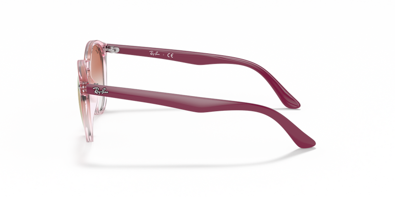 Ray-Ban Junior 0RJ9064S in Transparent Pink - Back View