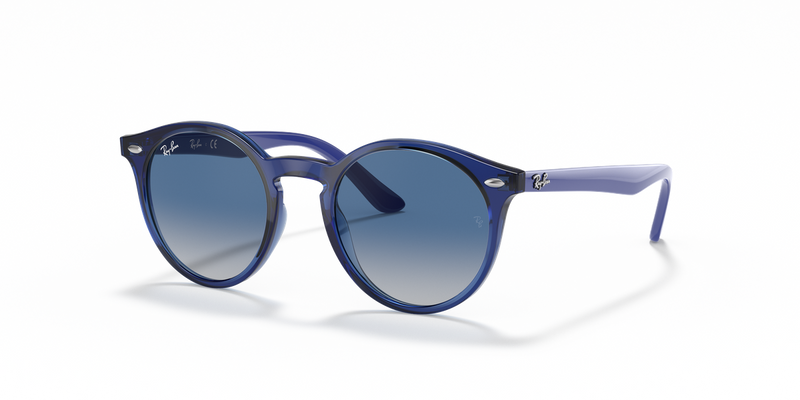Ray-Ban Junior 0RJ9064S in Transparent Blue - Alternate View