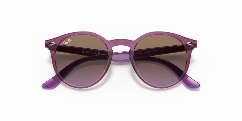 Ray-Ban Junior 0RJ9064S in Transparent Fuxia - Alternate View