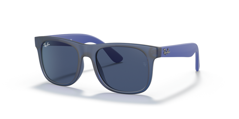 Ray-Ban Junior JUNIOR JUSTIN in Transparent Blue - Alternate View