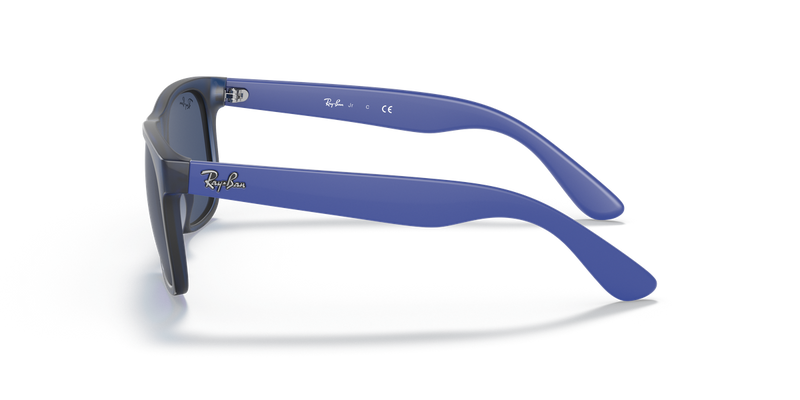 Ray-Ban Junior JUNIOR JUSTIN in Transparent Blue - Alternate View
