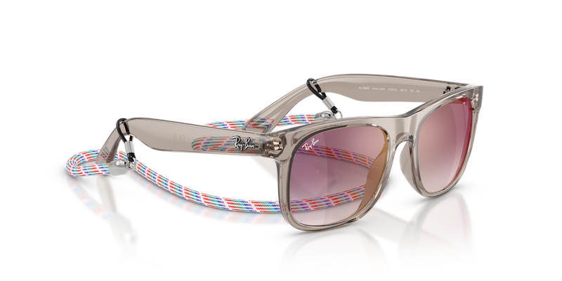 Ray-Ban Junior JUNIOR JUSTIN in Transparent Grey - Alternate View