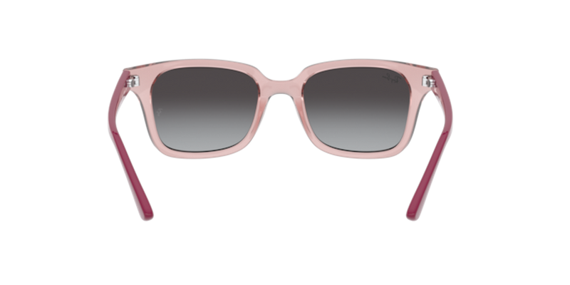 Ray-Ban Junior 0RJ9071S in Transparent Pink - Back View