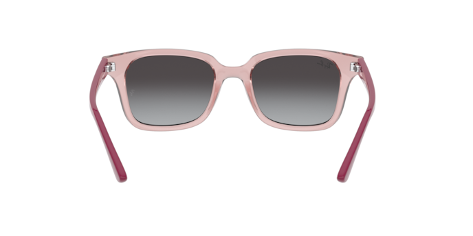 Ray-Ban Junior 0RJ9071S in Transparent Pink - Back View
