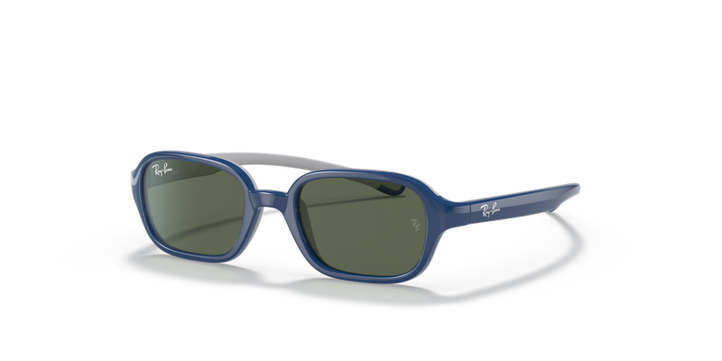 Ray-Ban Junior 0RJ9074S in Blue On Grey - Alternate View