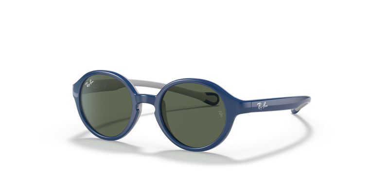 Ray-Ban Junior 0RJ9075S in Blue On Grey - Front View