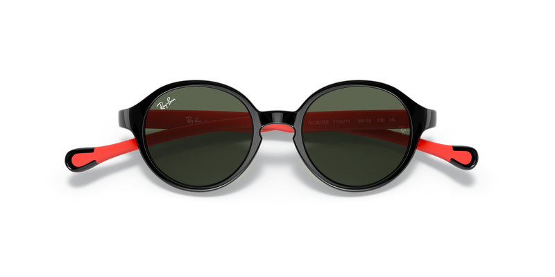 Ray-Ban Junior 0RJ9075S in Black On Red - Alternate View