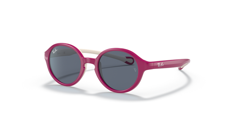 Ray-Ban Junior 0RJ9075S in Fuxia On Cream - Alternate View