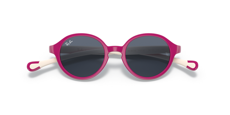 Ray-Ban Junior 0RJ9075S in Fuxia On Cream - Alternate View