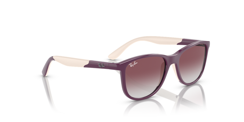 Ray-Ban Junior 0RJ9077SF in Purple On Beige - Alternate View