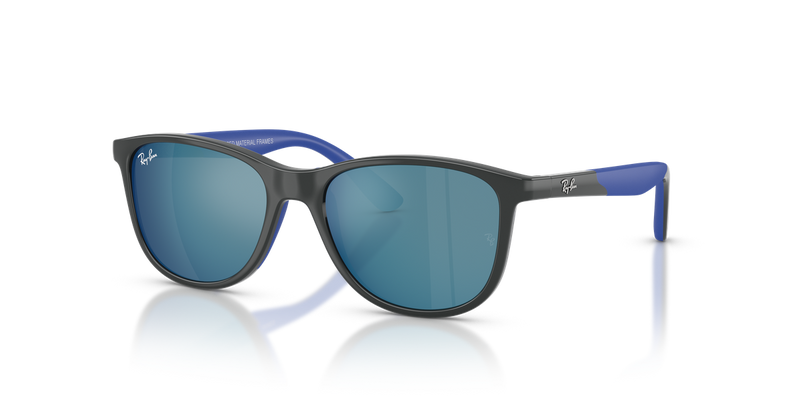 Ray-Ban Junior 0RJ9077SF in Grey On Rubber Blue - Alternate View