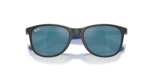 Grey On Rubber Blue / Dark Blue Mirror Blue (715155)