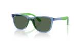 Transparent Blue / Dark Green (719471)