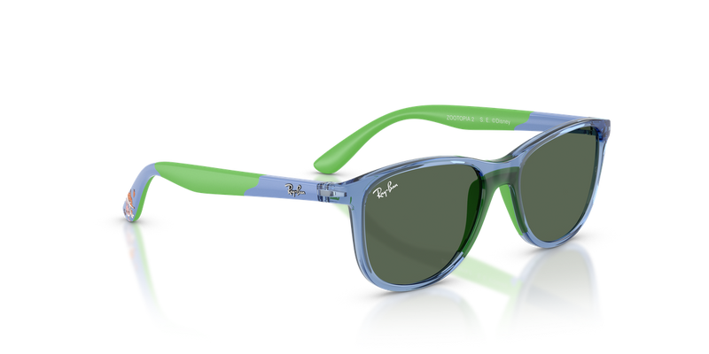 Ray-Ban Junior 0RJ9077SF in Transparent Blue - Alternate View